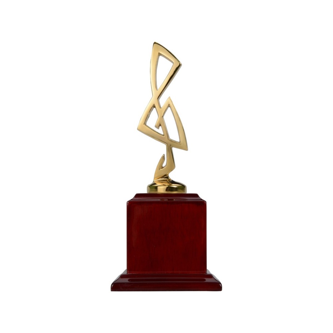 Награда "Скрипичный ключ", золотистый/коричневый