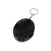 Брелок-рулетка с набором отверток и фонариком, серый