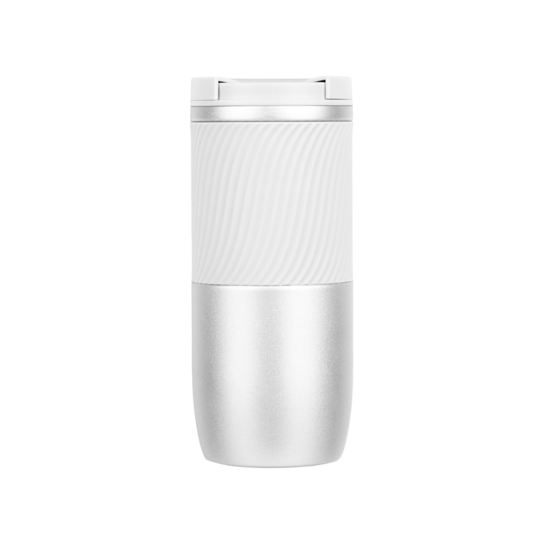 Герметичная вакуумная термокружка "Pillar",550 мл, серебристый (Р)