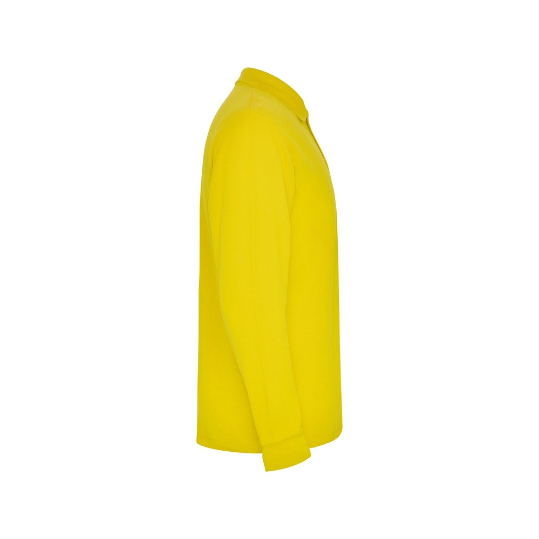 Рубашка поло "Estrella" мужская с длинным рукавом, желтый