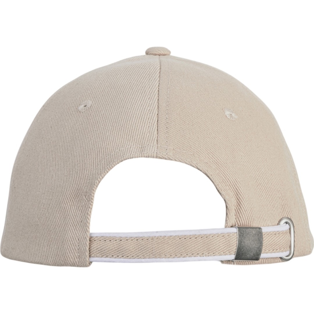 Бейсболка «Cancun», песочный/белый