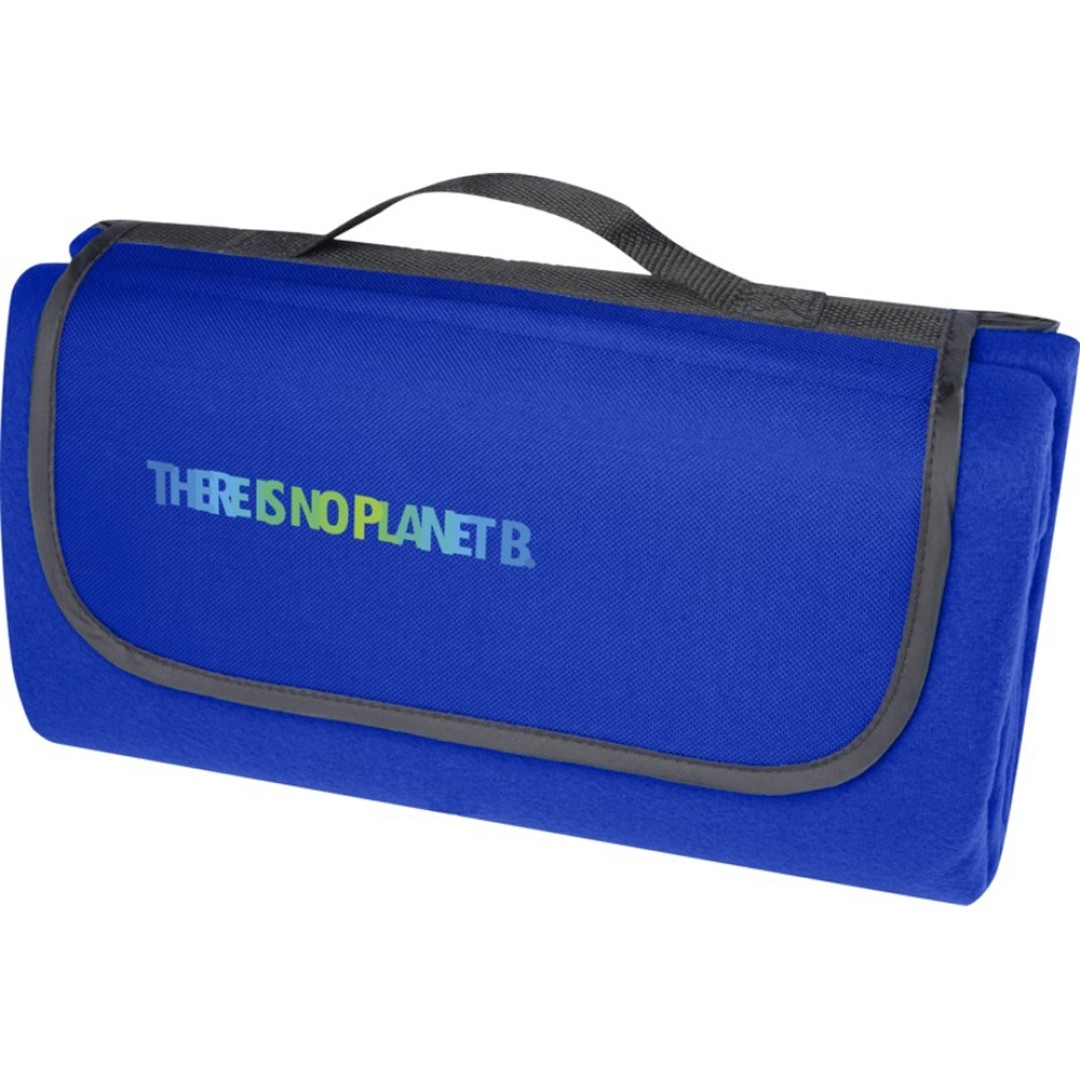 Покрывало для пикника Salvie из переработанной пластмассы пластика, синий