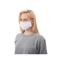 Маска для лица многоразовая для сублимации, размер M-L, белый