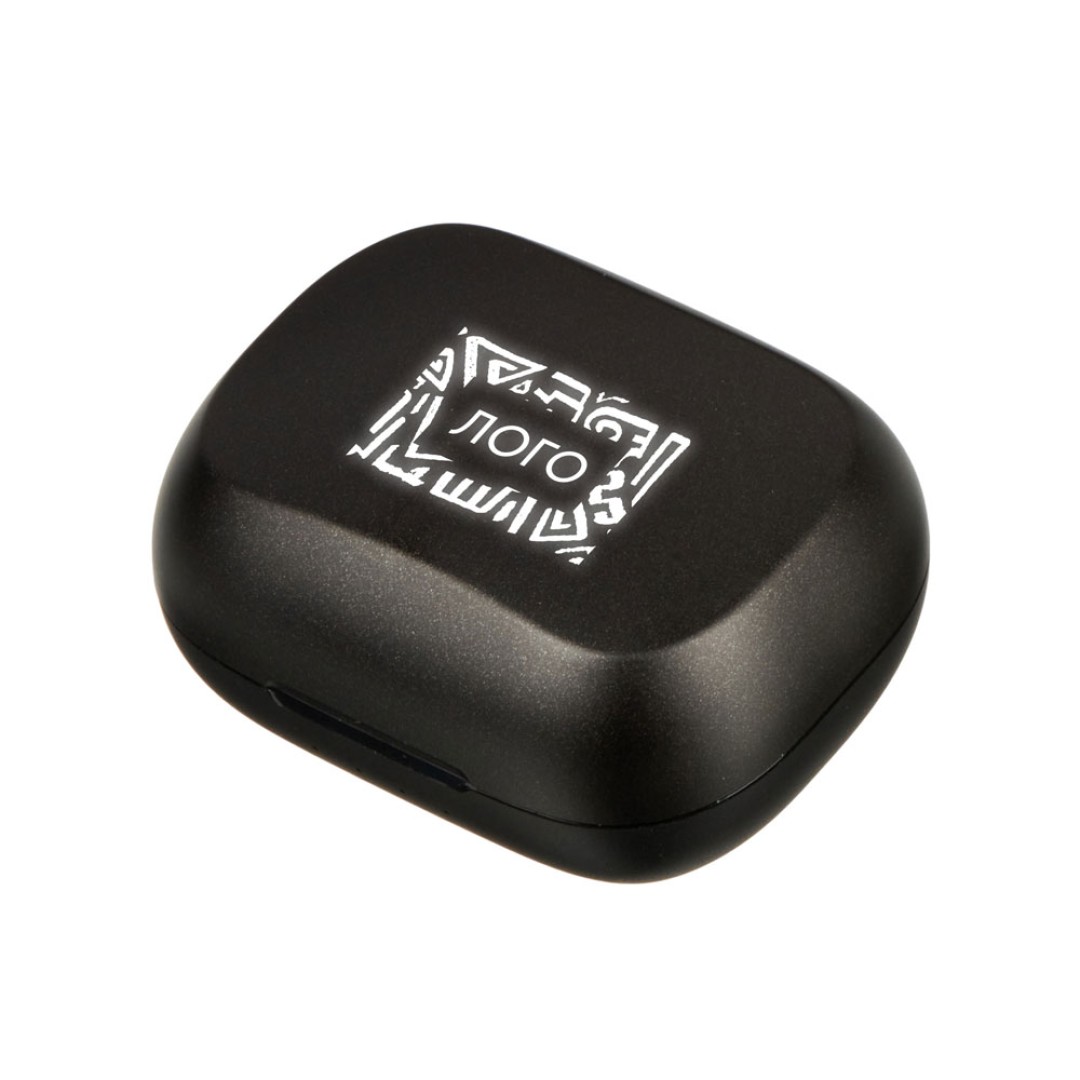 Беспроводные наушники с шумоподавлением c подсветкой лого «Lites», черные