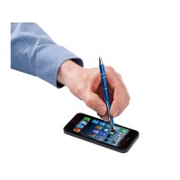 Ручка-стилус шариковая "Charleston", синий, черные чернила