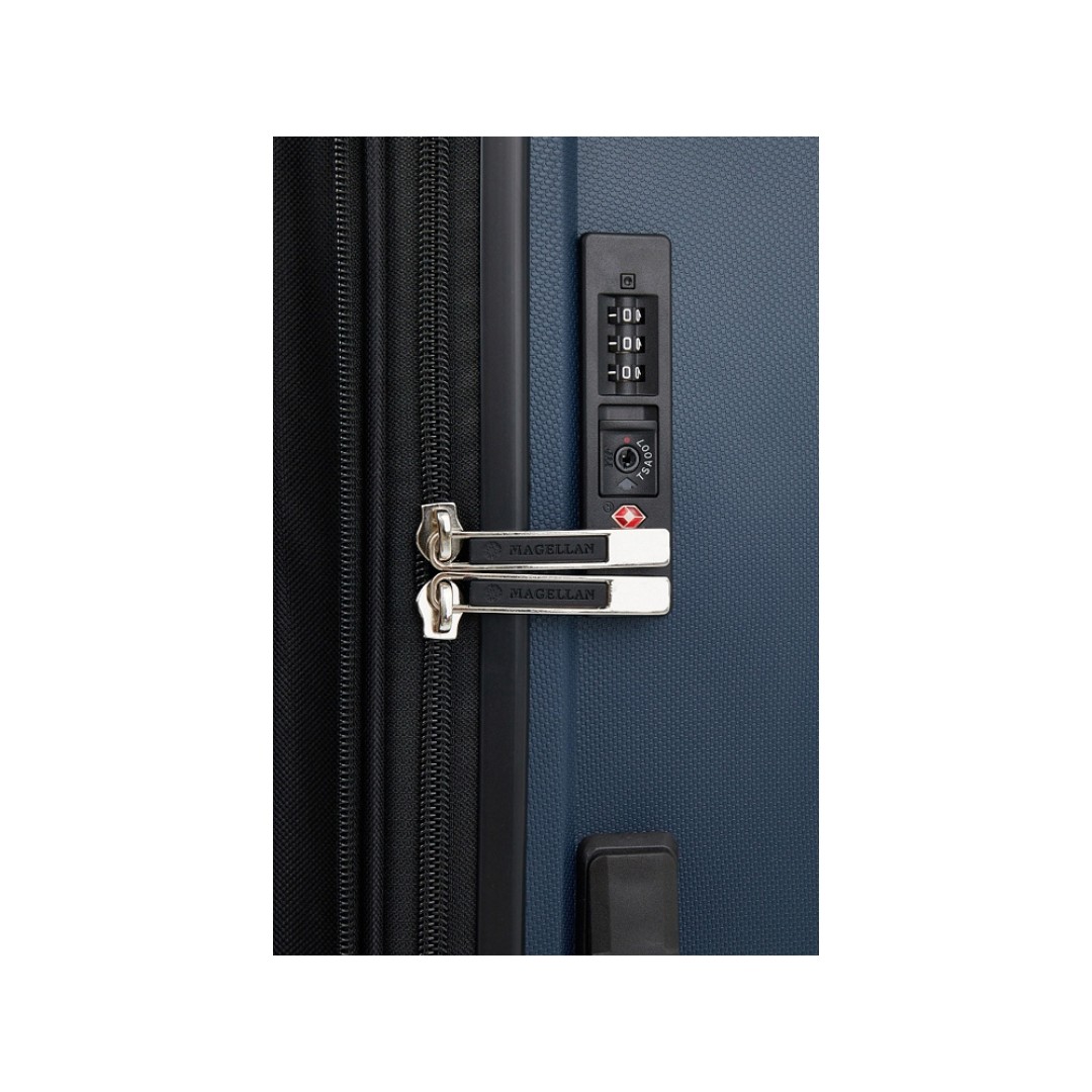 Чемодан 4-х колесный, Magellan, SANTIAGO, 114л, темно-синий