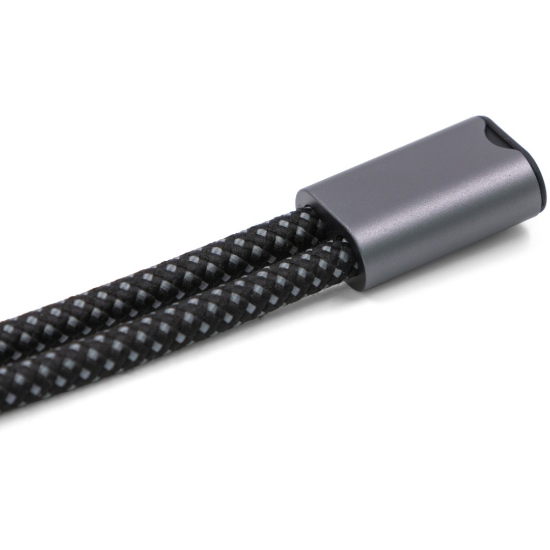 Ремешок-держатель для телефона с зарядным кабелем USB-C - USB-C «Lany Wristband Charge Eco», серый