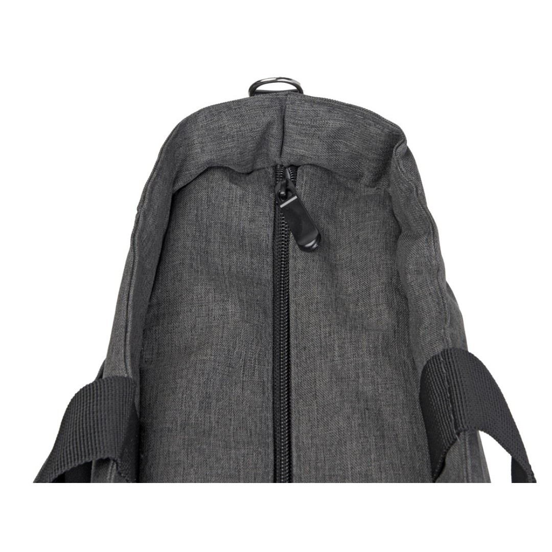 Сумка-холодильник Fabrizio со штопором, серый/черный