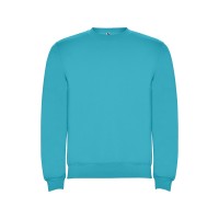 Свитшот с начесом "Clasica" унисекс, бирюзовый