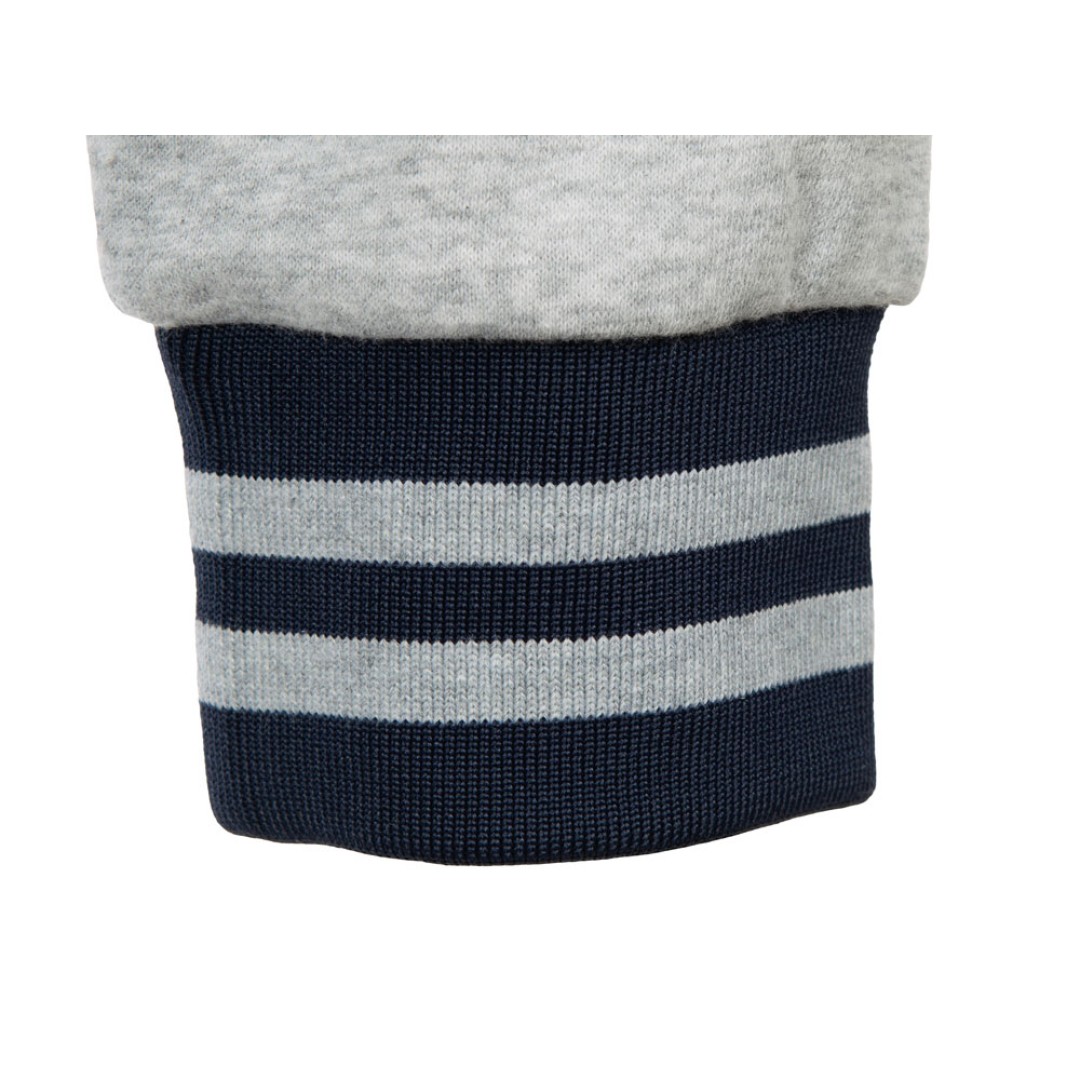 Бомбер «Oxford», темно-синий/серый меланж, унисекс