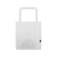 Liberty эко-сумка с прочным днищем объемом 6 л из нетканого материала, переработанного по стандарту GRS - Белый