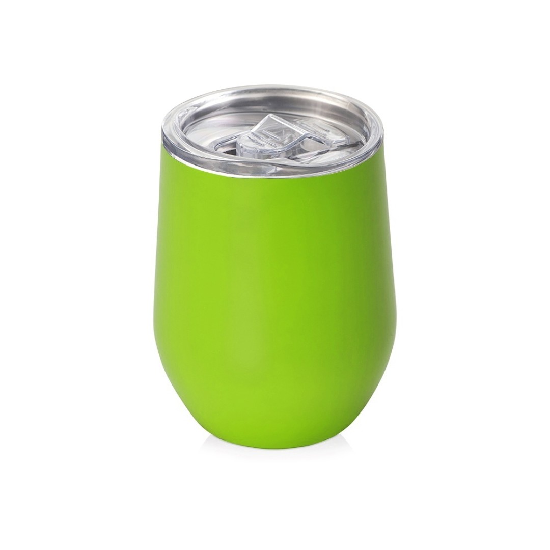 Набор с термокружкой, блокнотом, ручкой и ланчбоксом "Refreshment", зеленое яблоко