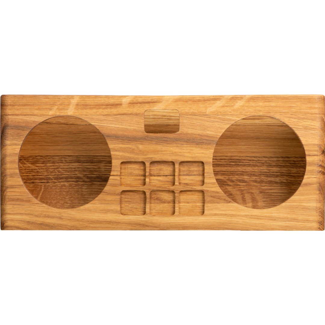 Набор для виски и коктейлей на подставке из дуба «Whiskey Party»