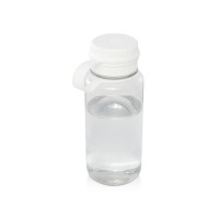 Спортивная бутылка Ryder из переработанного ПЭТ-пластика объемом 900 мл с многофункциональной крышкой, сертифицированная RCS - Белый