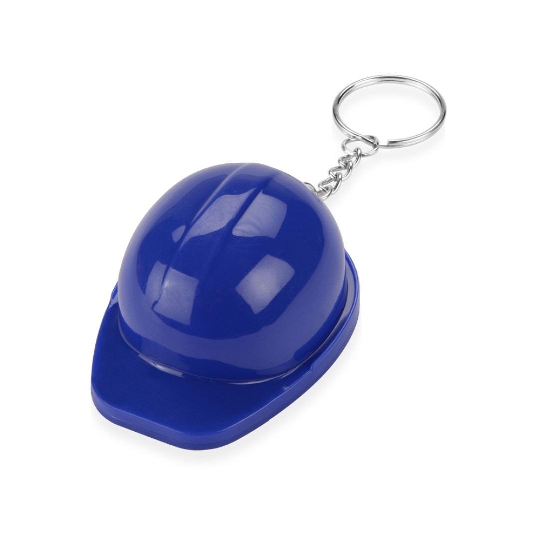 Брелок-открывалка "Каска", синий (Р)