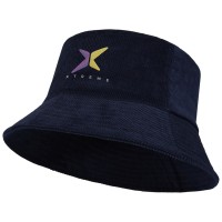 Панама "Howson" из переработанного вельвета - Темно - синий