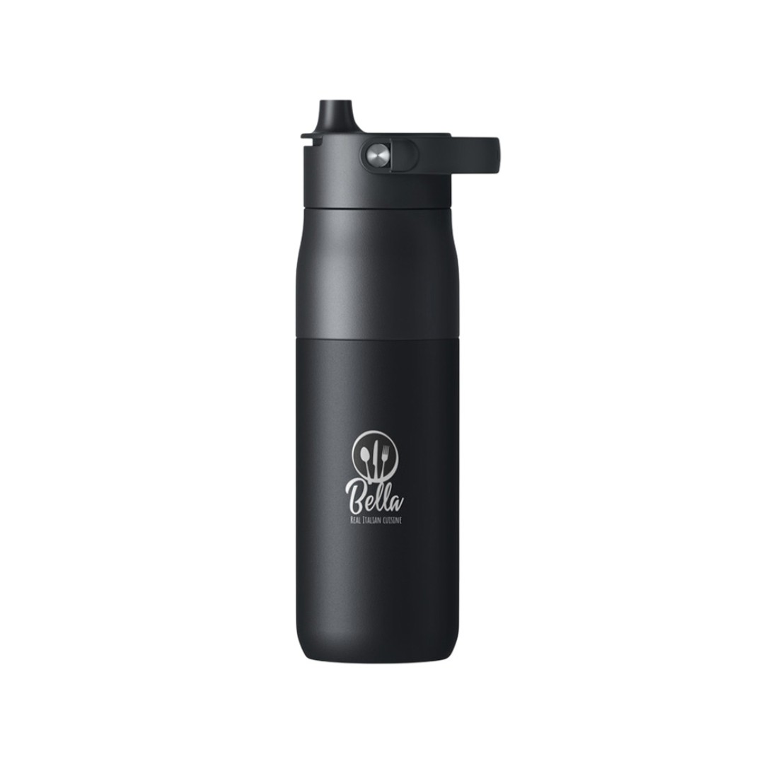 Термобутылка для воды LARQ Swig Top объемом 680 мл - Сплошной черный