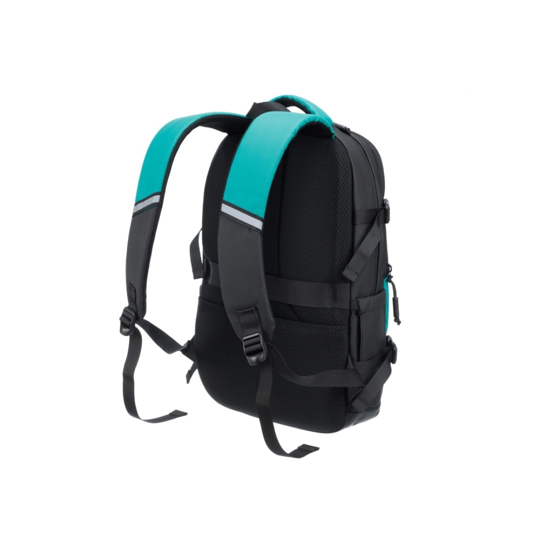 Рюкзак спортивный TORBER Xtreme 18", зелёный/чёрный, 31 х 12 х 46 см, 17л