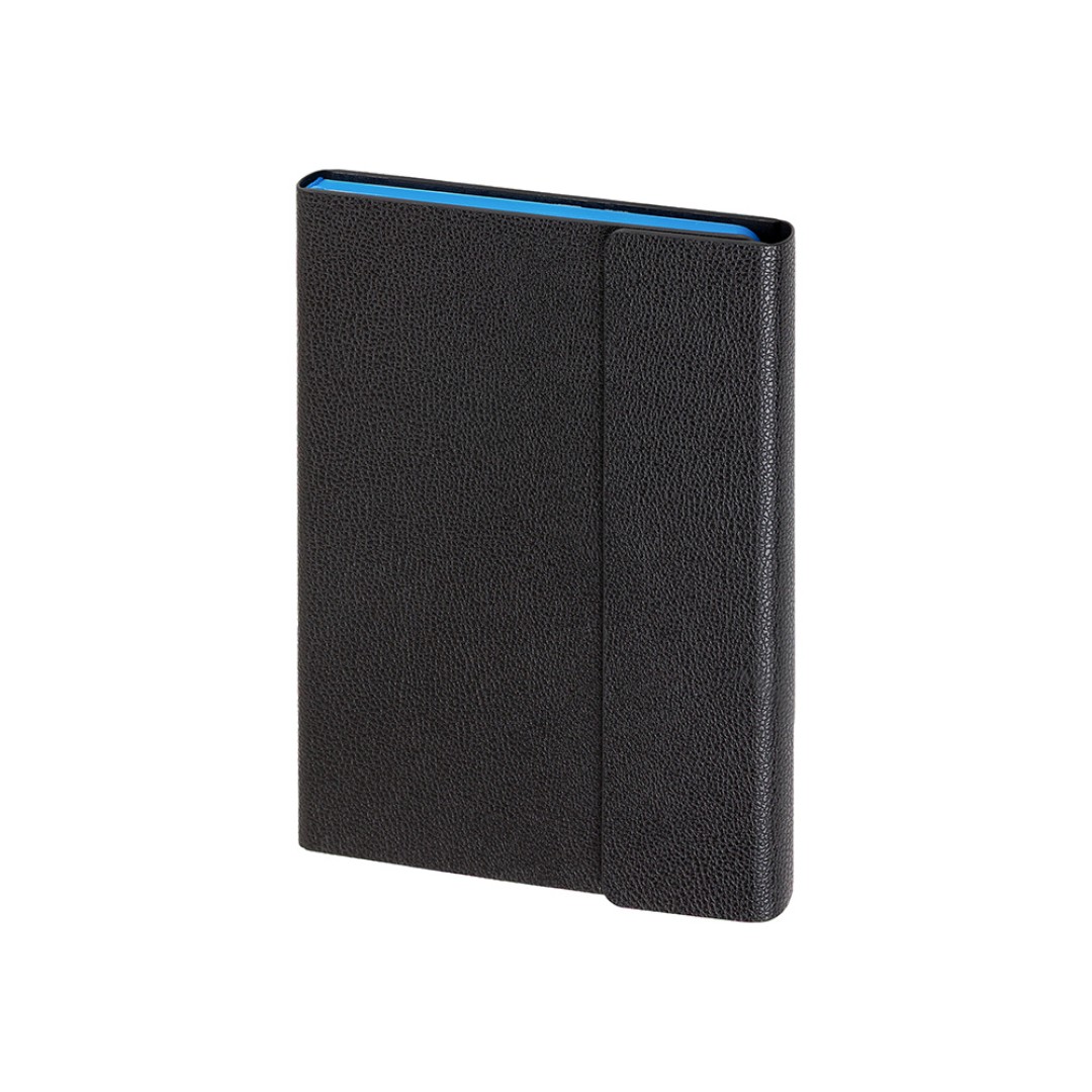 Ежедневник недатированный с магнитным клапаном А5 "Venezia", черный