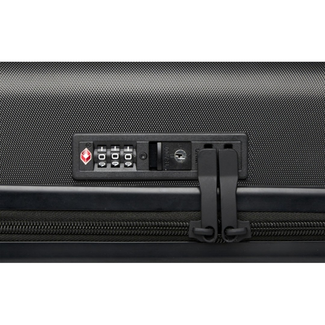 Чемодан на колесах Rover из материалов, переработанных согласно стандарту GRS, 40 л - Черный