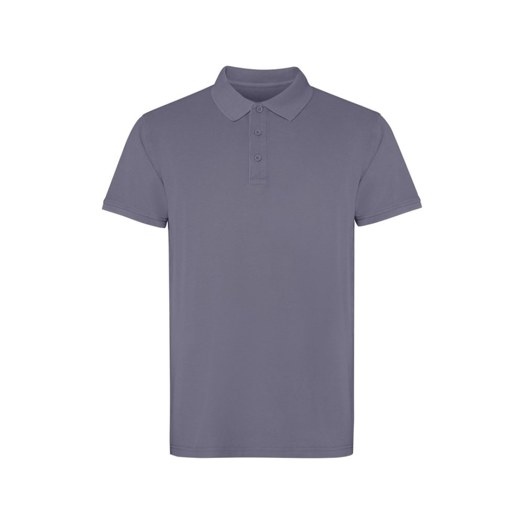 Рубашка поло «Cobain» унисекс, серо-голубой выстиранный