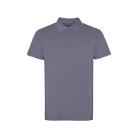 Рубашка поло «Cobain» унисекс, серо-голубой выстиранный