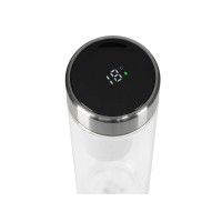 Стеклянный термос с индикатором температуры "Tapp", 500 мл, серебристый