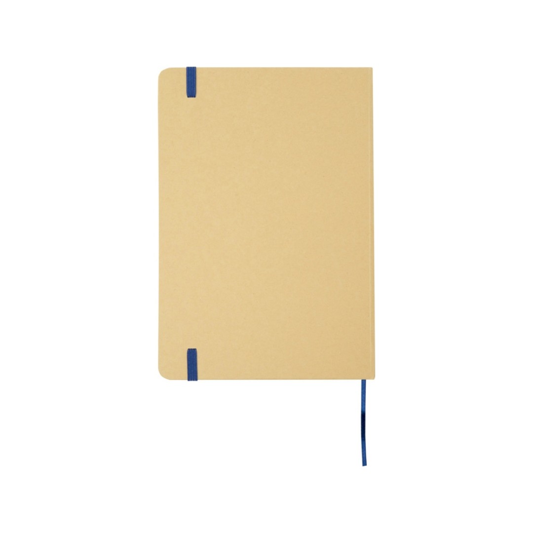 Nelida блокнот формата А5 в твердой обложке из переработанного картона - Синий