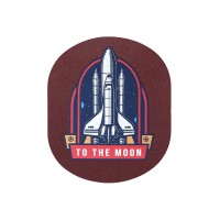 ПАТЧ ОВАЛ nubuk (коричневый ) 6,0 х 5,0 см