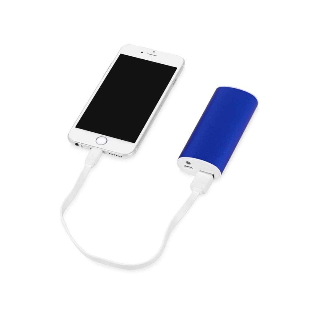 Портативное зарядное устройство "Квазар", 4400 mAh, синий