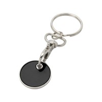 Rory брелок для ключей с монетой для тележки, черный