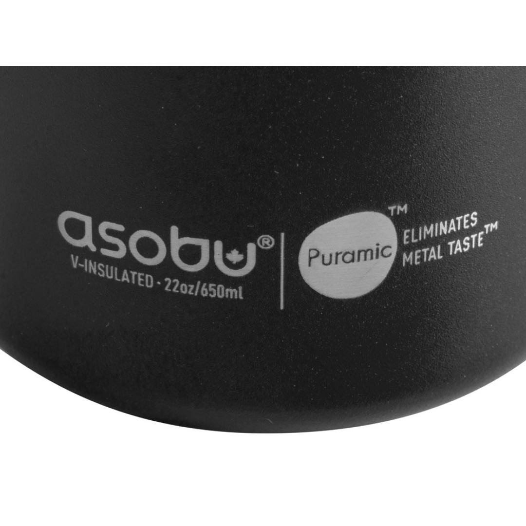 Вакуумная термокружка с  керамическим покрытием «Pick-Up», 650 мл, черный