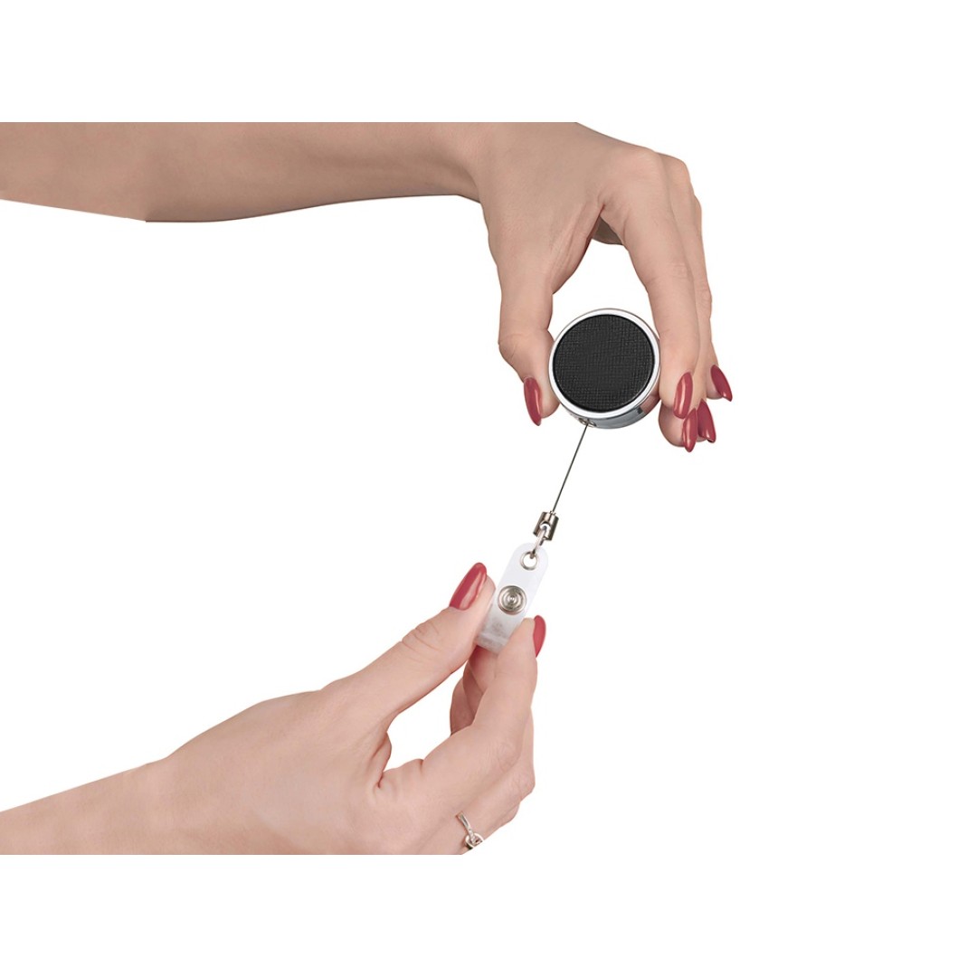 Ретрактор металлический "Favor", черный