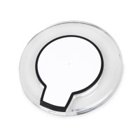 Беспроводная зарядка «Pod» со светодиодной подсветкой, белый