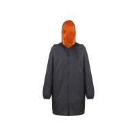 Дождевик «Bi-color» унисекс, оранжевый/черный