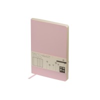 Скетчбук "Sketch & Art" в мягком переплете 140х210 мм, 100 л. бежевой бумаги 100 гр., розовый
