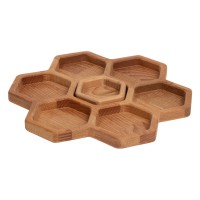 Менажница соты с одной соусницей "Соты" (Р)