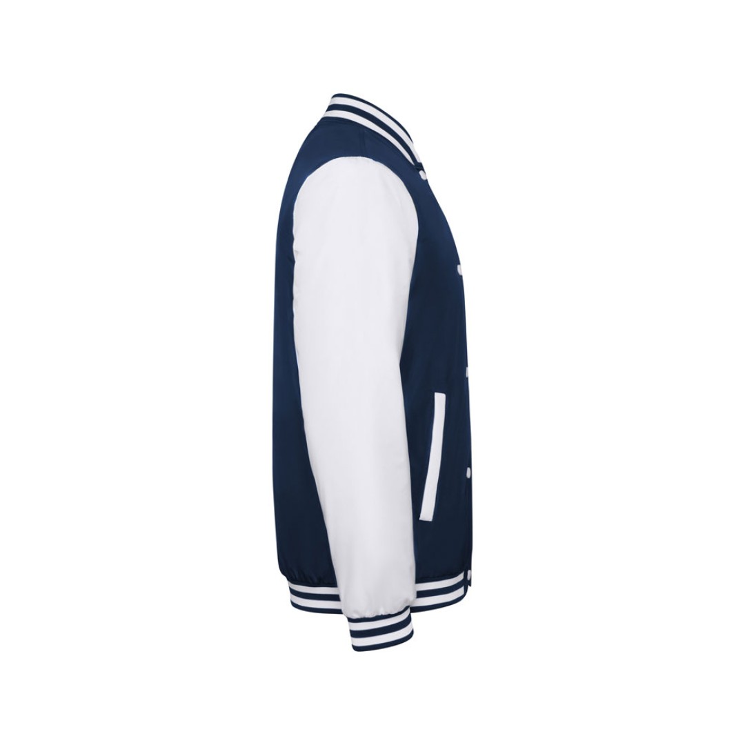 Бомбер утепленный «California» унисекс, синий нэйви/белый