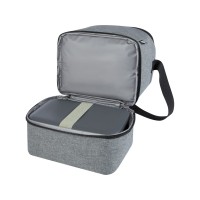 Tundra, сумка-холодильник из переработанного PET-пластика, для обеда, на 9 банок, серый яркий