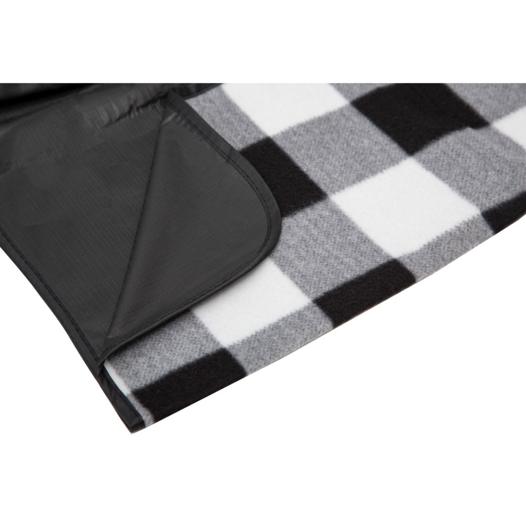 Плед для пикника Recreation, белый/черный