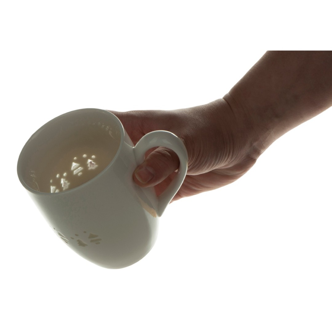 Кружка c прозрачной глазурью "Twinkling Trees"