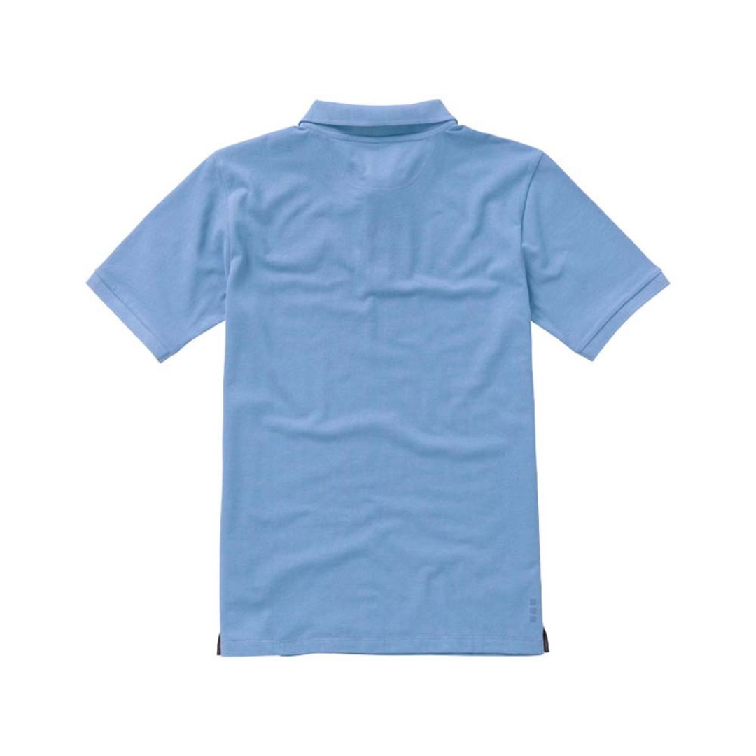 Calgary мужская футболка-поло с коротким рукавом, голубой