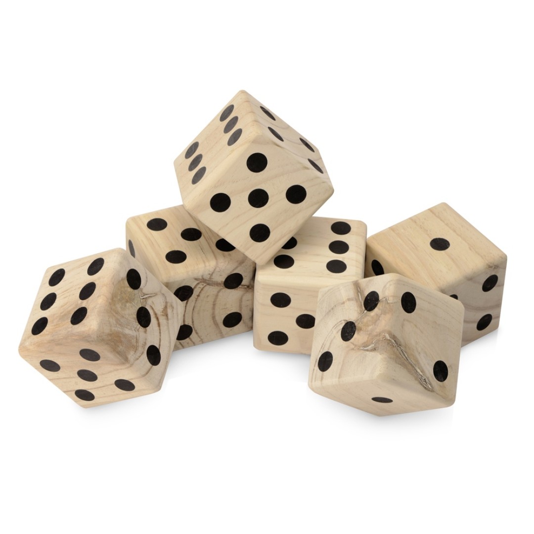 Деревянная игра в кости, XL «Dice»