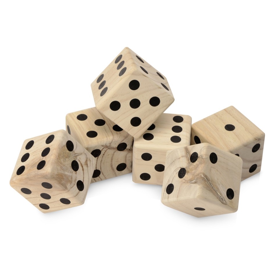 Деревянная игра в кости, XL «Dice»