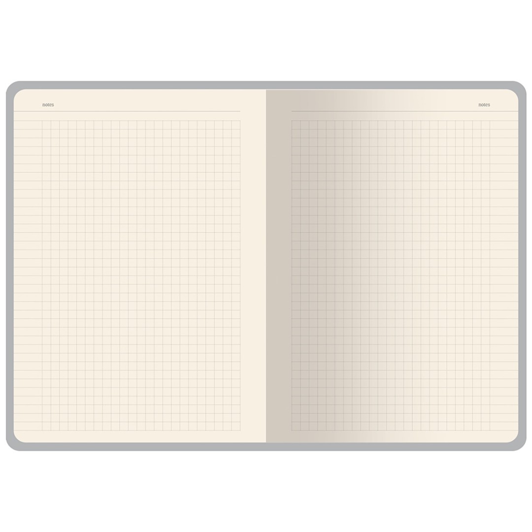 Бизнес-тетрадь А5 "Pragmatic Contrast", 40 листов в клетку, фиолетовый с салатовым срезом