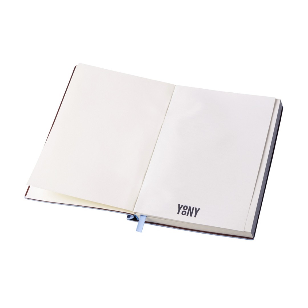 Блокнот А5 "Scribe", гибкая обложка, 96 листов 80 гр/м2, голубой