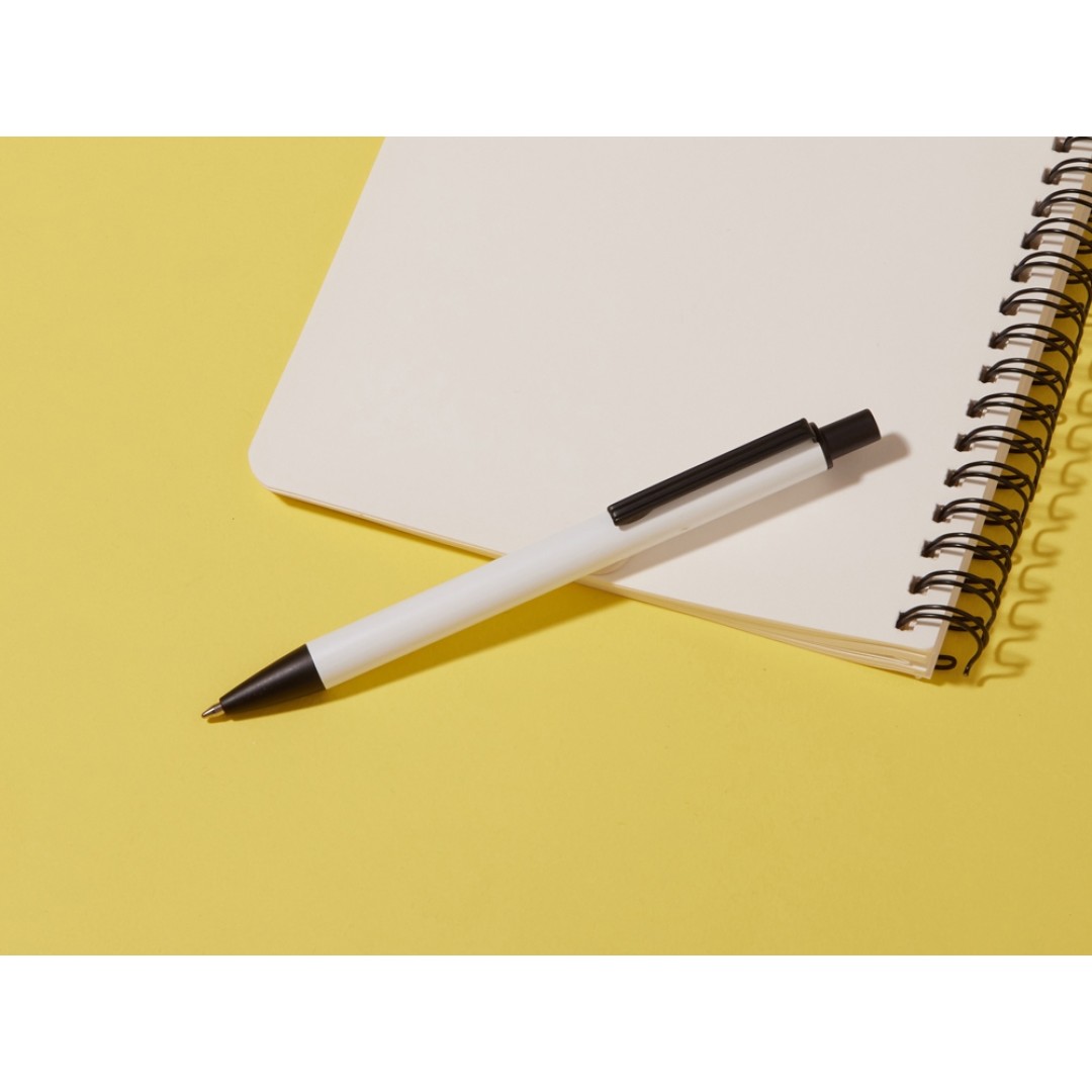 Ручка металлическая шариковая "Groove M Recy", белый