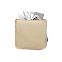 Органайзер для электроники и проводов "Amalia" из полиэстера 300D с подкладкой, бежевый