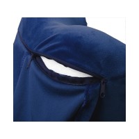 Подушка с эффектом памяти, с капюшоном "Dream Hood", синий