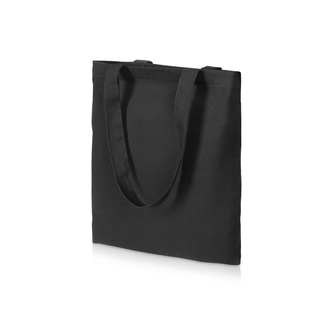 Сумка "Element" из хлопка для покупок, 180 г, черный